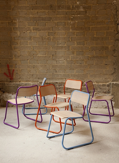 Bounce Chair by naughtone, Bounce Stacking Chair 