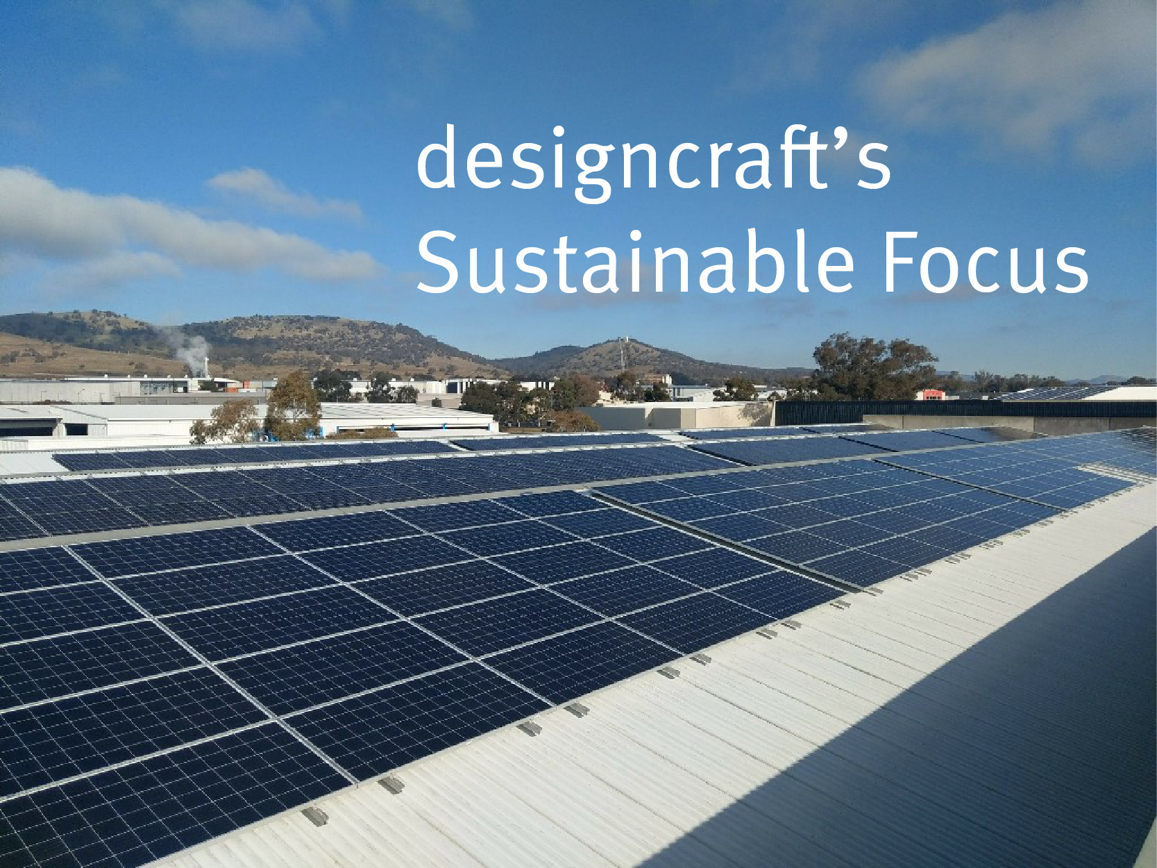 designcraft solar panels, designcraft sustainable furniture supplier