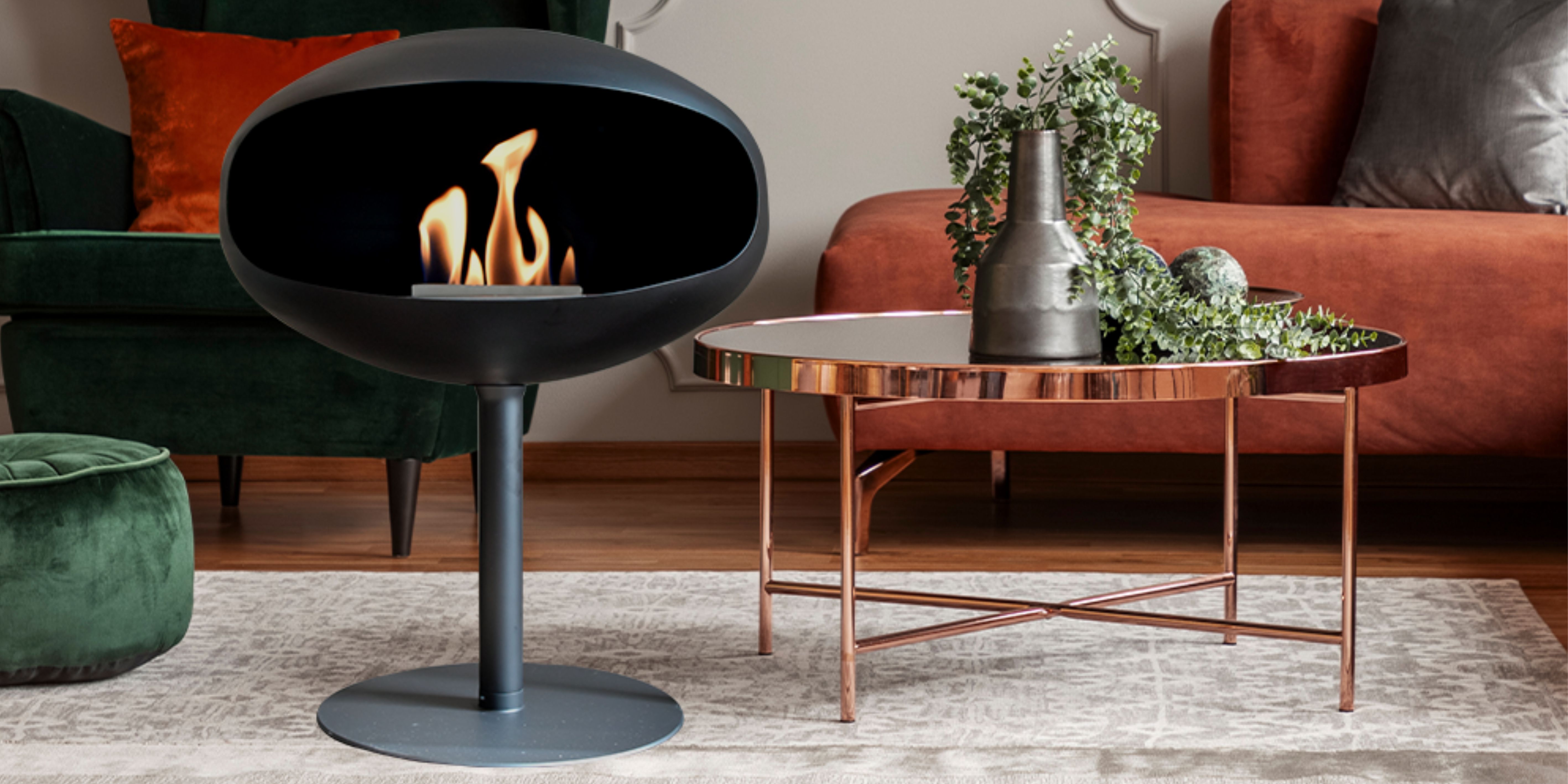 Cocoon Pedestal Fireplace