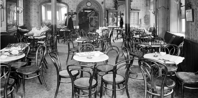 Thonet Vienna Chairs in Vienna Cafe