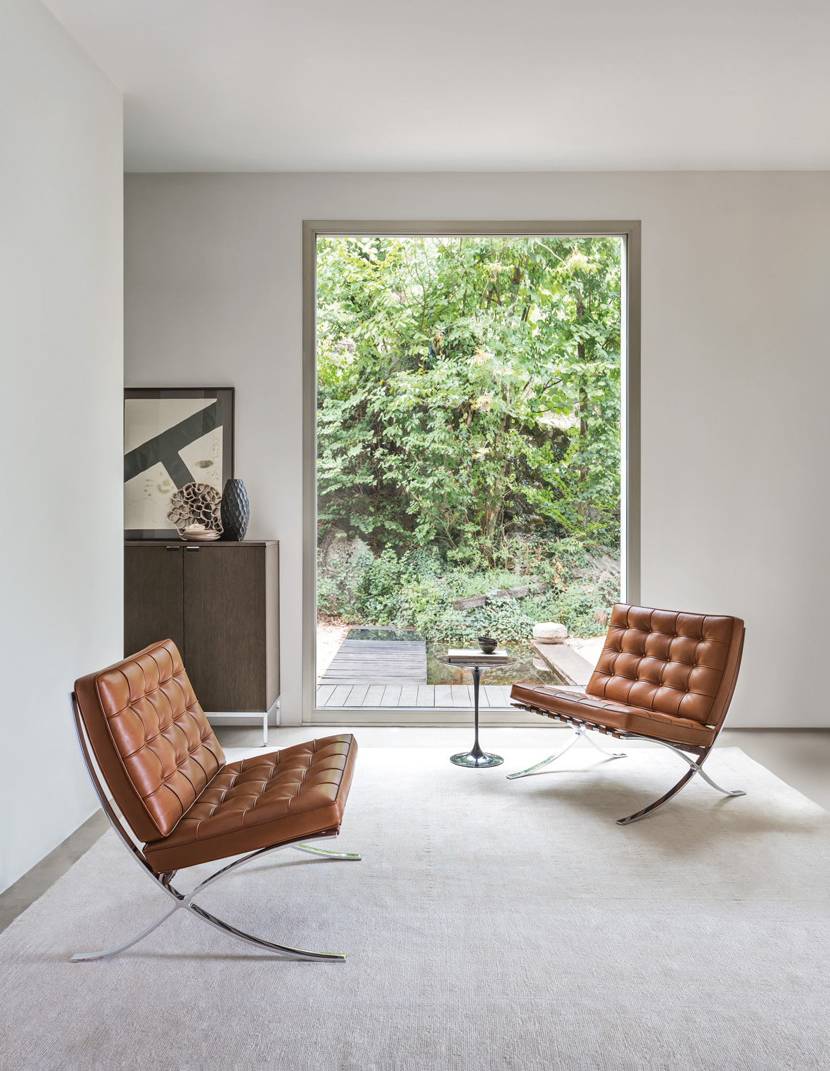 Barcelona Lounge Chair by Knoll now available at Designcraft Canberra
