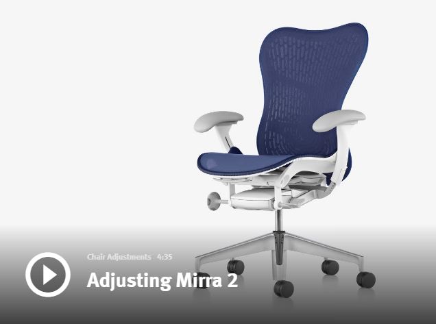 Derive implicitte nedbrydes Adjusting your Herman Miller Chair | designcraft