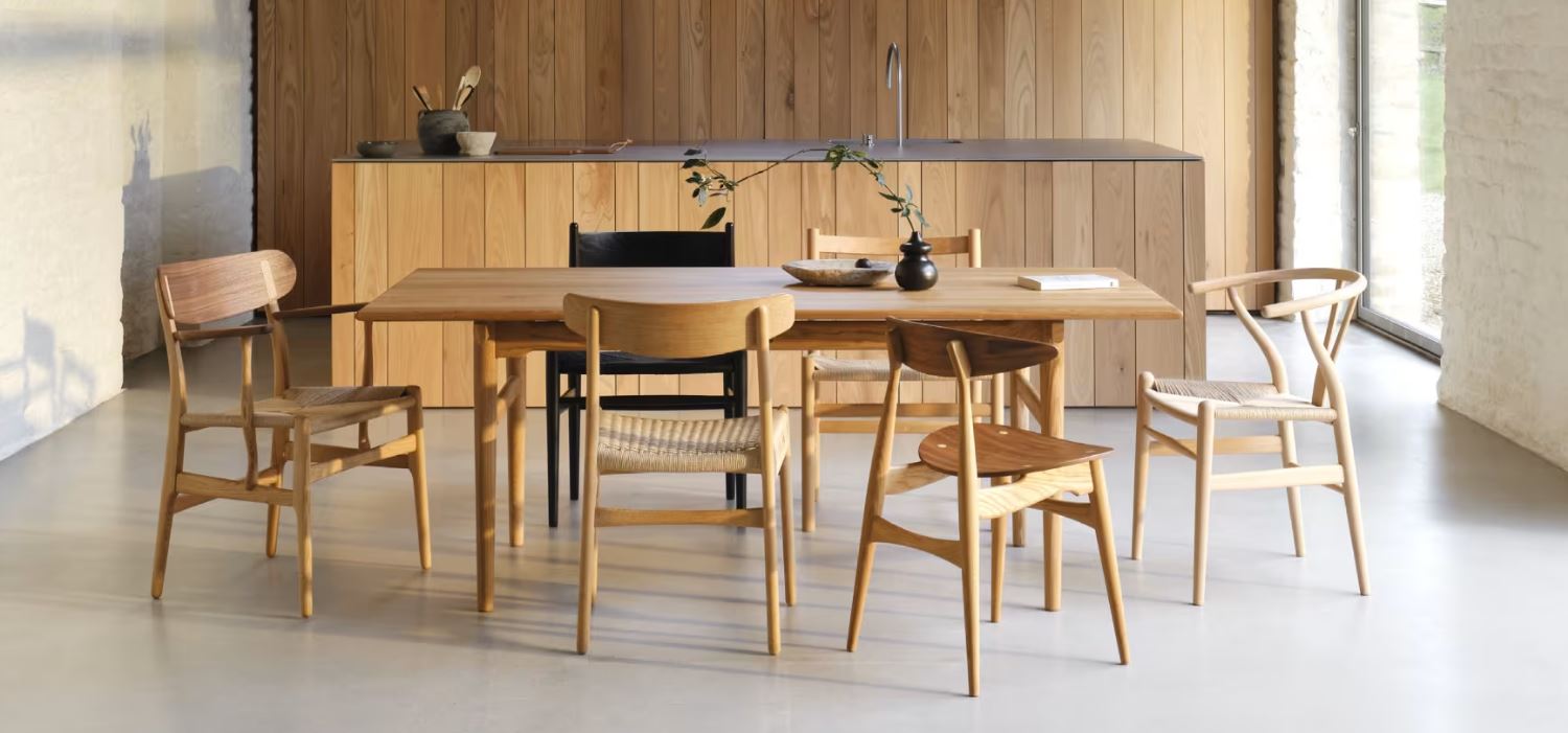 Carl Hansen & Son dining collection available exclusively at Designcraft in Canberra