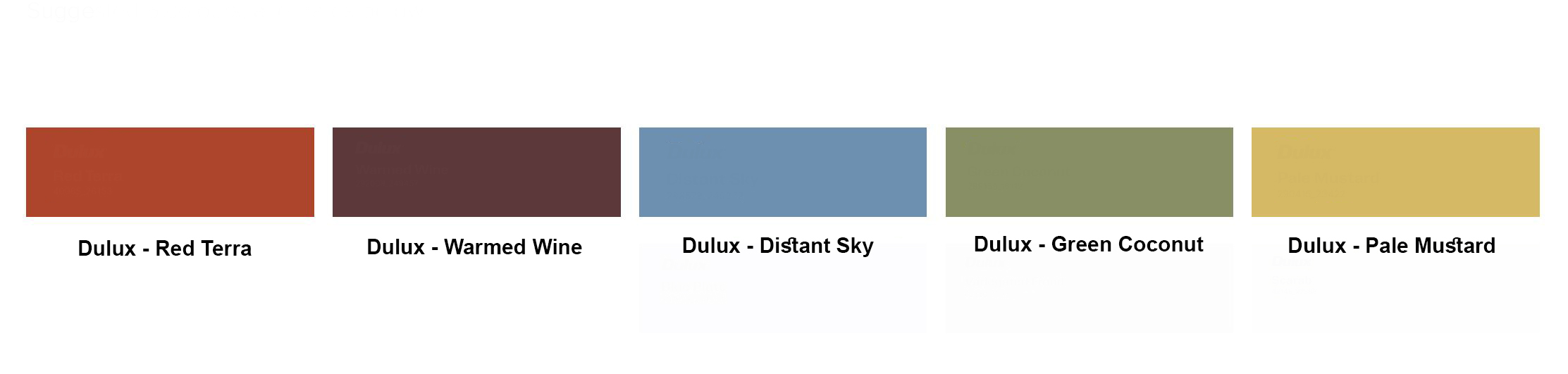 Gunzel paint colours 2023