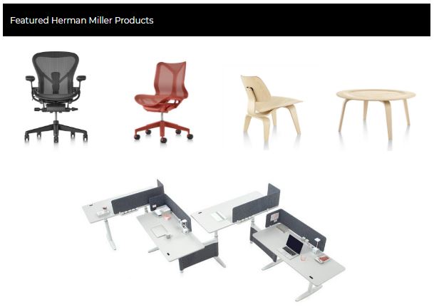 Herman Miller featured products