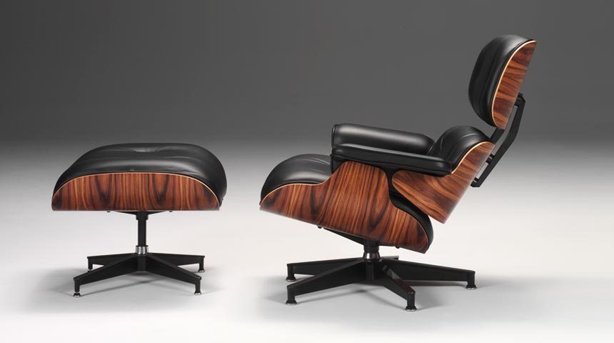 Eames Lounge Chair and Ottoman by Charles and Ray Eames