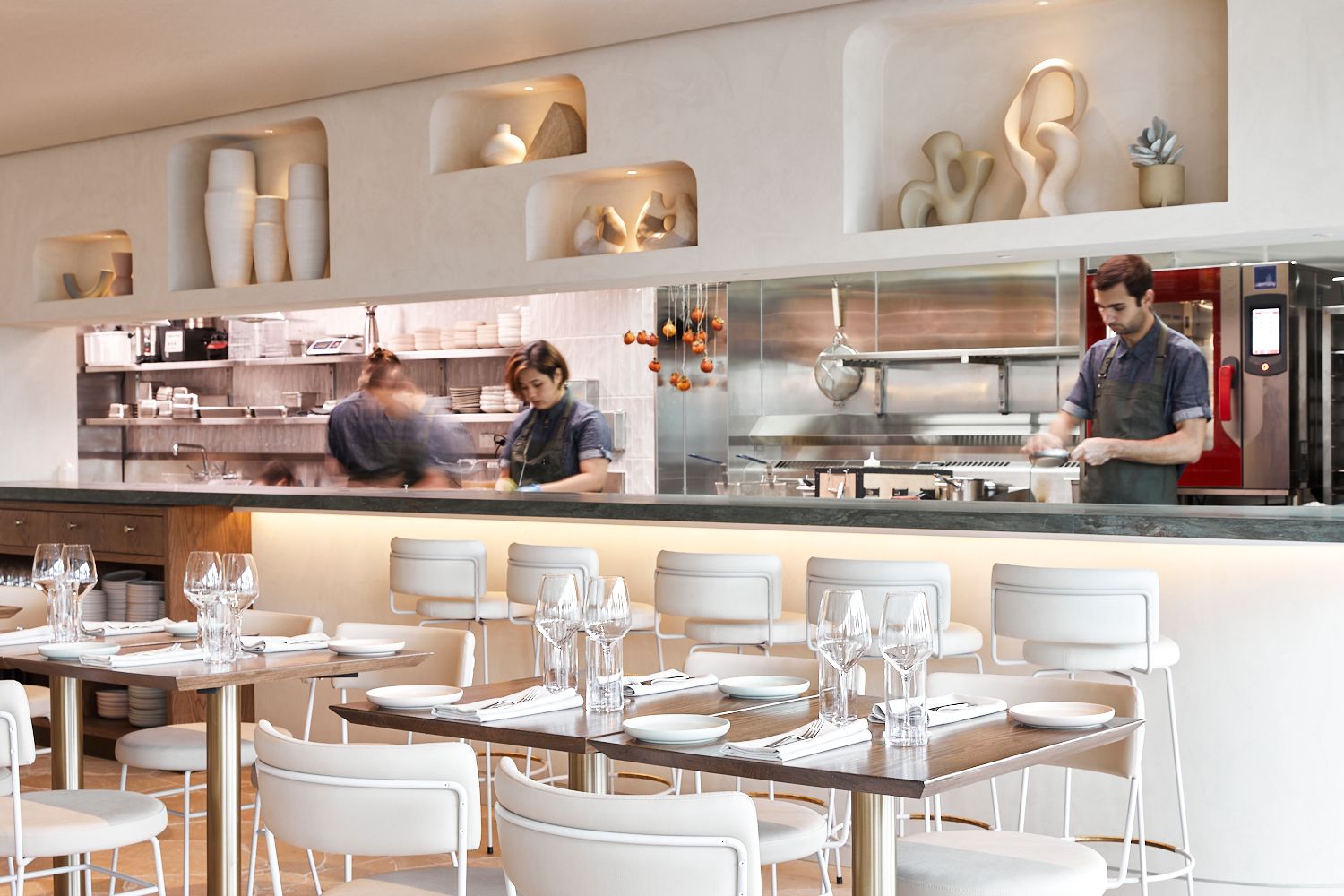 Grazia & Co furniture at Loti St Kilda restaurant