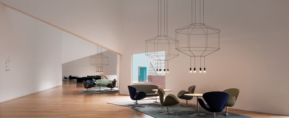 Wireflow Pendant by Vibia Lighting available at Designcraft Canberra