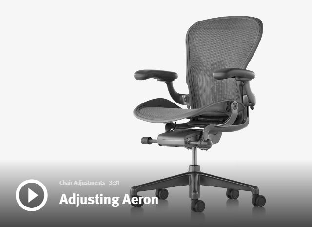 Derive implicitte nedbrydes Adjusting your Herman Miller Chair | designcraft