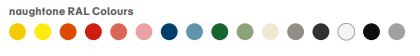 naughtone RAL colours