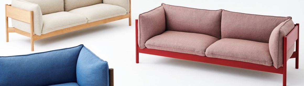 Arbour 3 seater family Arbour Sofa designed by Daniel Rybakken and Andreas Engesvik for HAY, HAY Arbour Eco sofa
