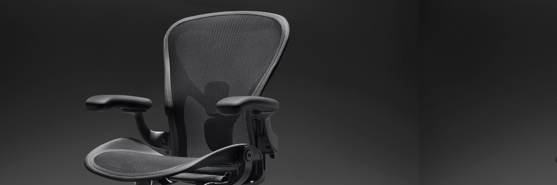 The New Aeron made of Ocean Bound Plastics by Herman Miller, The New Aeron onyx by Herman Miller available at designcraft Canberra