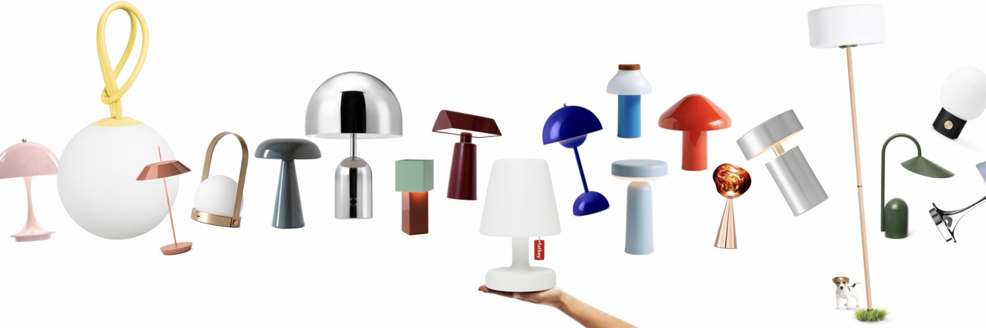 Range of Portable Lamps available at Designcraft