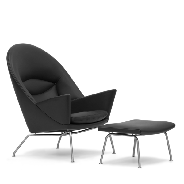 CH468 & CH446 CH468 Oculus Chair & CH446 footstool by Carl Hansen & Son, CH468 & CH446 designed by Hans J. Wegner