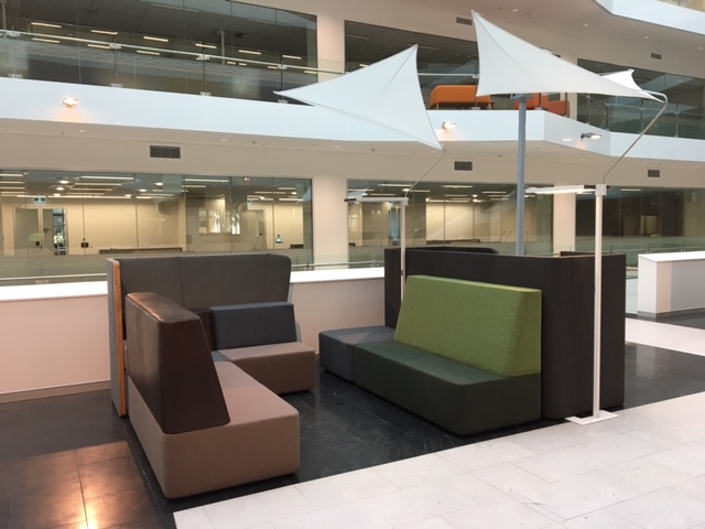 Bloc Sofa by Caon and Lavigo by Waldmann Lighting DSS Tuggeranong project
