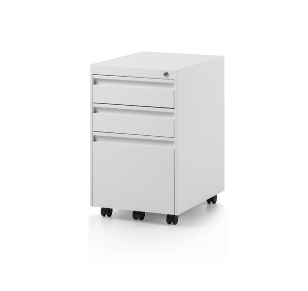 CK2 mobile pedestal, 3 Drawer CK2 3 Drawer mobile pedestal by Herman Miller