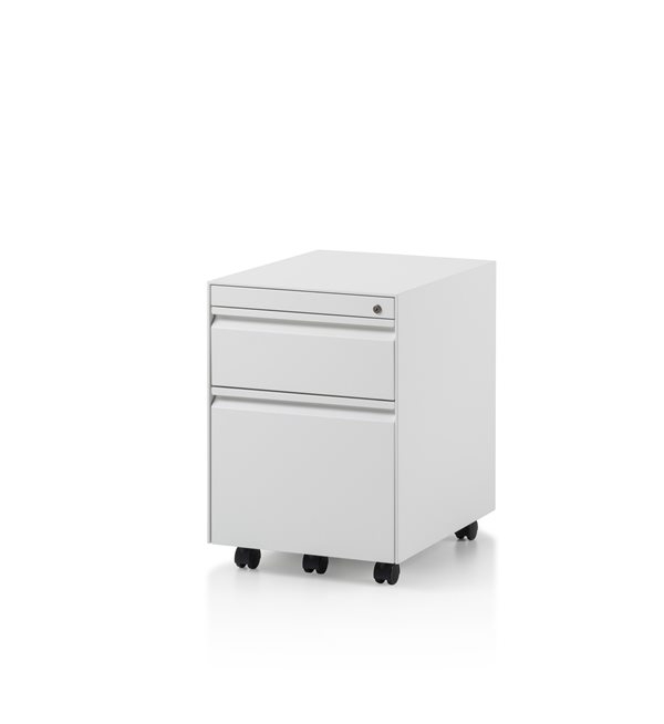 CK8 mobile pedestal, 2 Drawer CK8 2 Drawer mobile pedestal by Herman Miller