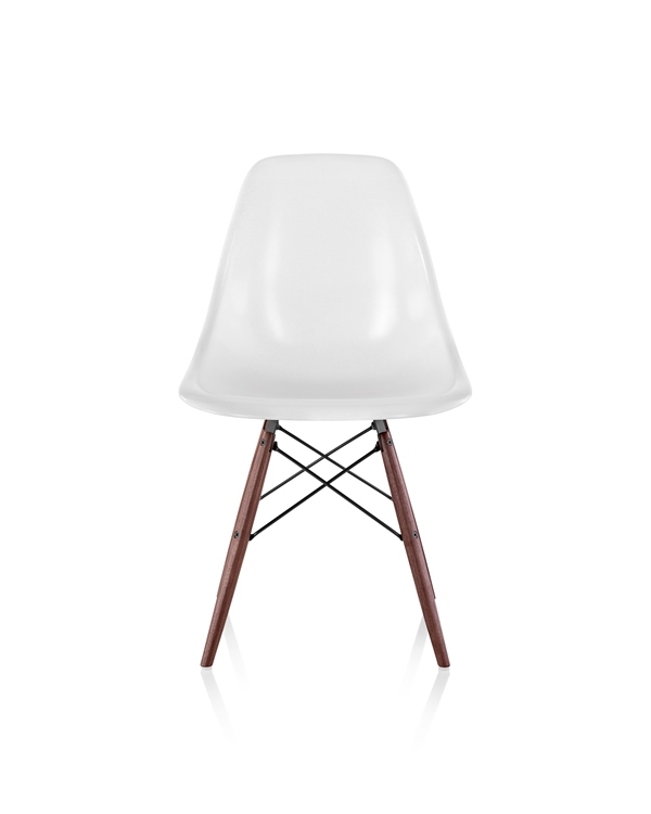 Eames Moulded Fiberglass chair, Eames Fiberglass chair with timber legs, Eames Fiberglass with dowel base