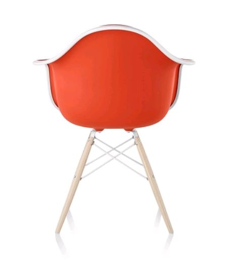 Eames plastic armchair, Eames DSW with arms, Eames Plastic Chair with arms 