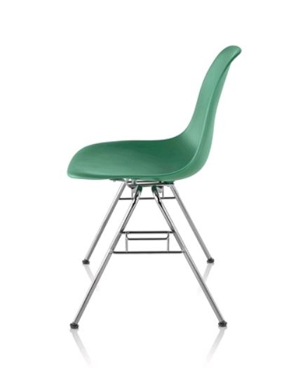 Eames Stacking Chair, Eames Moulded Side Chair Ganging Base, Eames Ganging Base Chair 