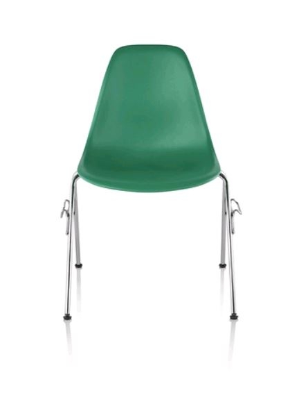 Eames Moulded Stacking Chair, Eames Plastic stacking chair, Eames Plastic Ganging Chair