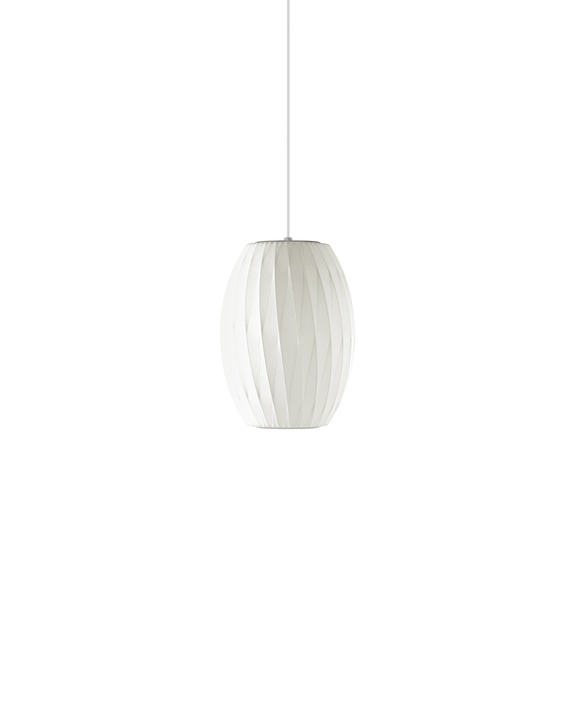 George Nelson Cigar Crisscross Bubble Lamp, Nelson Bubble Pendant by George Nelson.