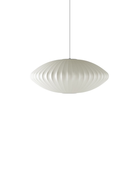 George Nelson Saucer Bubble Lamp, Nelson Bubble Pendant by George Nelson.