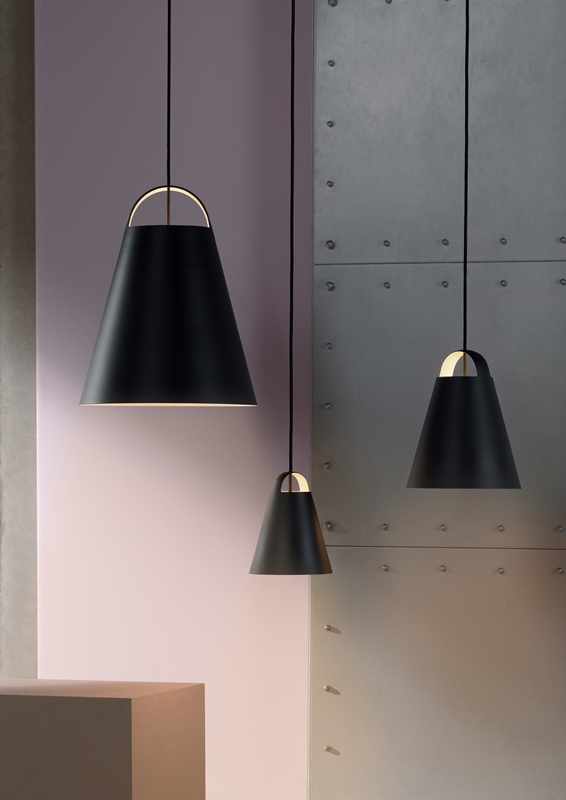 Above Pendant in Black Above pendant lamp designed by Mads Odgård, Louis Poulsen Lamp Designed by Mads Odgård