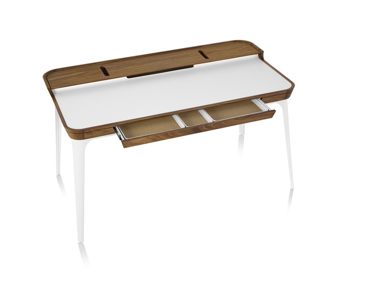 Airia Desk Airia Desk and Media Cabinet, Airia Desk designed by Observatory, Herman Miller Airia Desk
