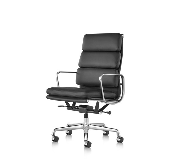 Eames Soft Pad Executive chair, Eames Aluminium Soft pad lounge