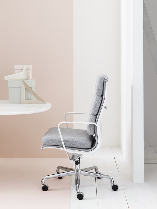 Eames Soft Pad Executive chair, Eames Aluminium Soft pad lounge