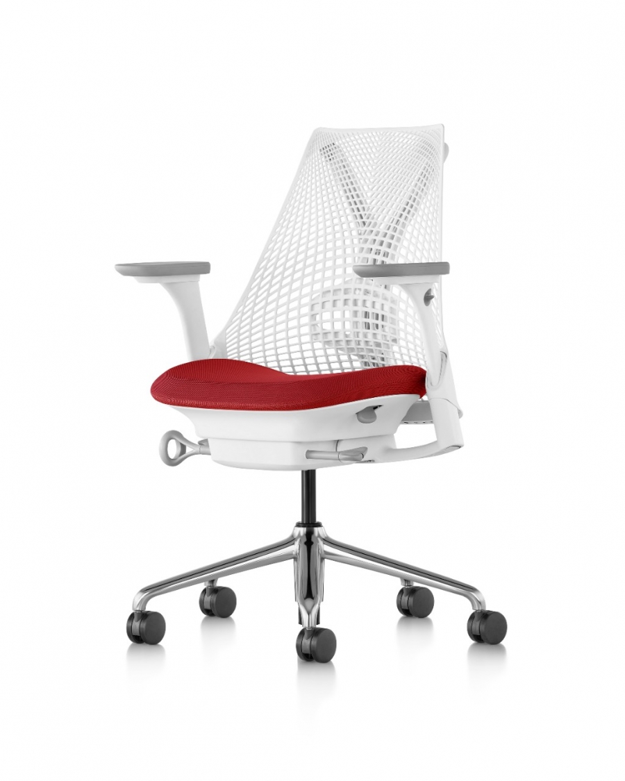 Sayl work chair, Herman Miller Y back chair, Herman Miller Yves Béhar chair