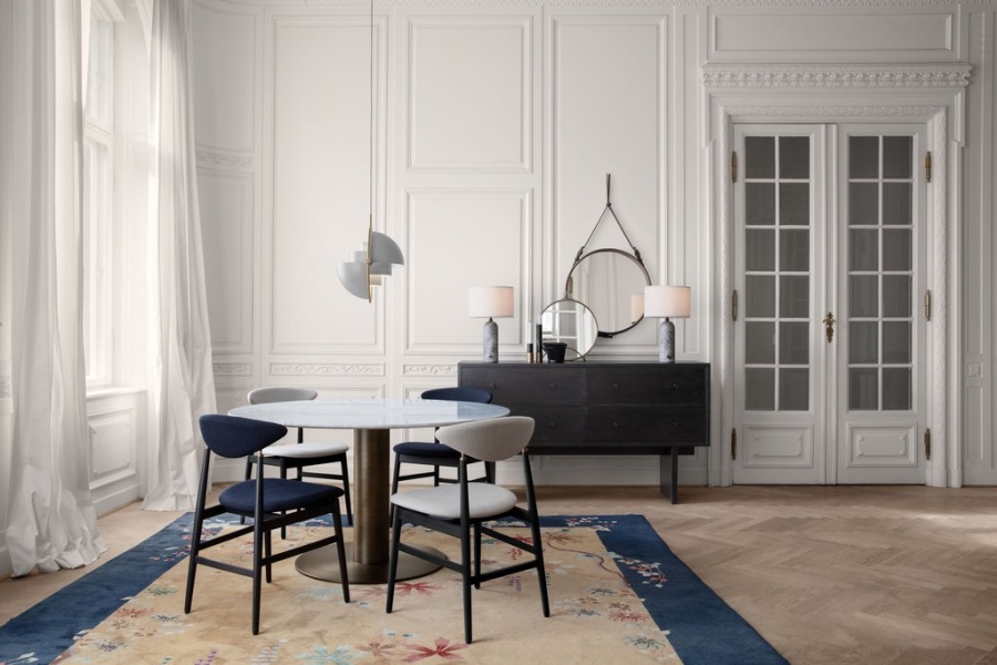 Gent chair / Multilite pendant / gravity lamp / private sideboard /adnet mirror Gent chair / Multilite pendant / gravity lamp / private sideboard /adnet mirror by Gubi.