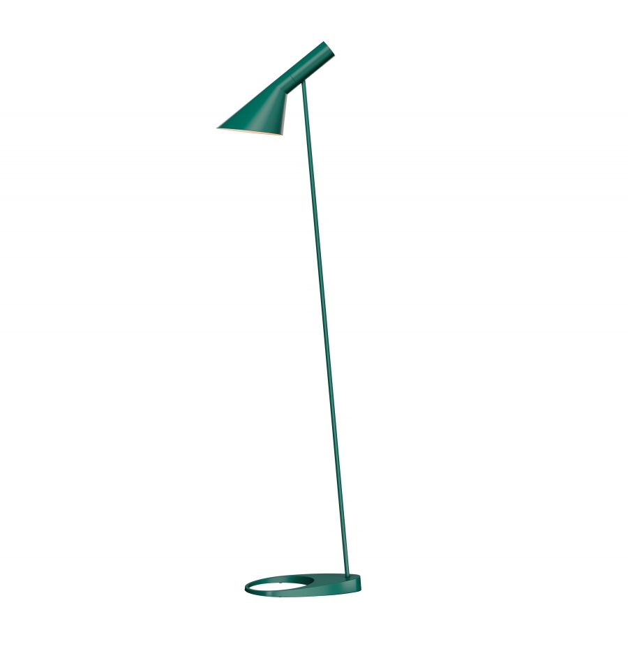 AJ Floor Lamp in Dark Green AJ lamp, Floor lamp by AJ, Arne Jacobsen floor lamp, AJ lamp by Louise Poulsen