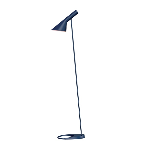 AJ Floor Lamp in Midnight Blue AJ lamp, Floor lamp by AJ, Arne Jacobsen floor lamp, AJ lamp by Louise Poulsen