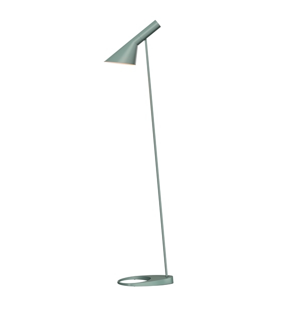 AJ Floor lamp in Pale Petroleum AJ lamp, Floor lamp by AJ, Arne Jacobsen floor lamp, AJ lamp by Louise Poulsen