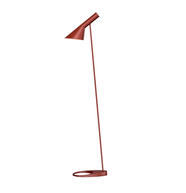 AJ Floor lamp in Rusty Red AJ lamp, Floor lamp by AJ, Arne Jacobsen floor lamp, AJ lamp by Louise Poulsen