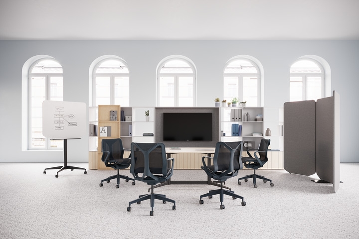 Cosm Low Back chair in Nightfall Herman Miller task chair new 2019, Cosm work chair by herman miller, Cosm chair designed by Studio 7.5, New release herman miller task chair, Low back task chair by herman miller