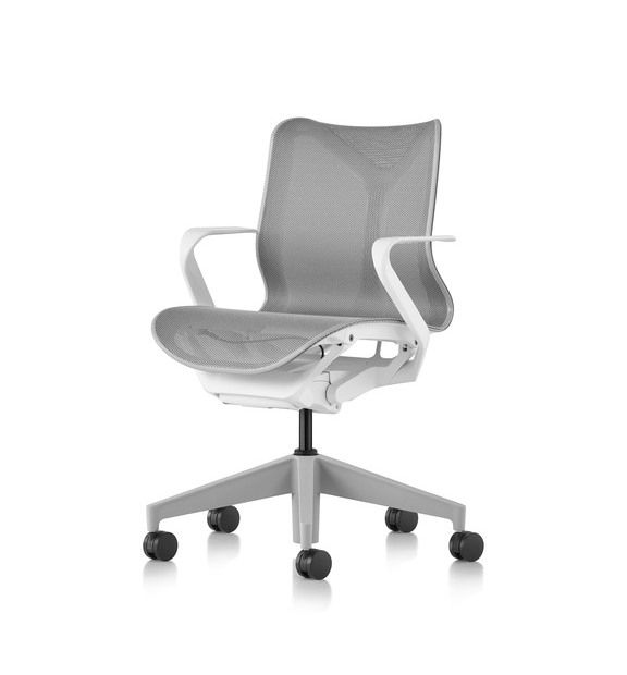 Cosm Low Back chair in Mineral Herman Miller task chair new 2019, Cosm work chair by herman miller, Cosm chair designed by Studio 7.5, New release herman miller task chair, Low back task chair by herman miller