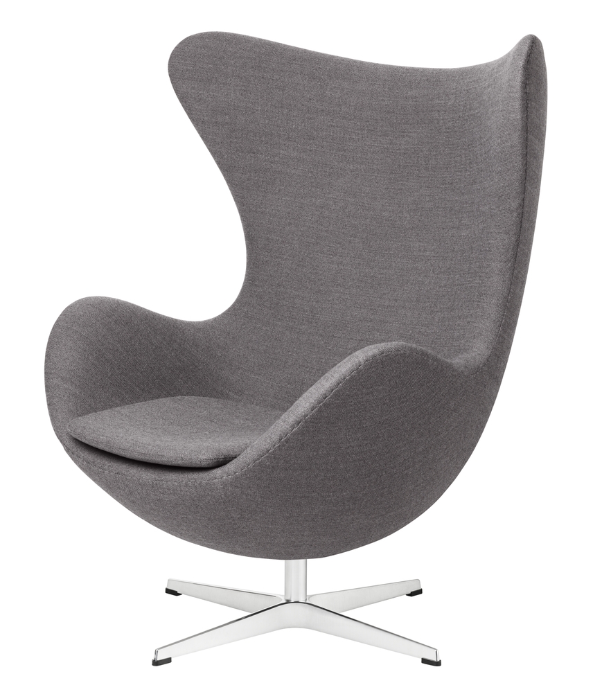 The Egg™ chair in Dark Grey Fritz Hansen Egg chair, Classic egg chair, Arne Jacobsen Egg chair