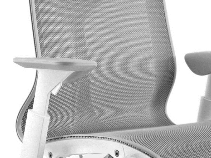 Cosm with Height Adjustable Arms Herman Miller task chair new 2019, Cosm work chair by herman miller, Cosm chair designed by Studio 7.5, New release herman miller task chair, Low back task chair by herman miller