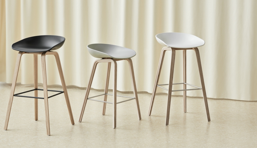 AAS32 Family AAS32 by Hay, timber legs stool by Hay. Hay AAS, Hay stool