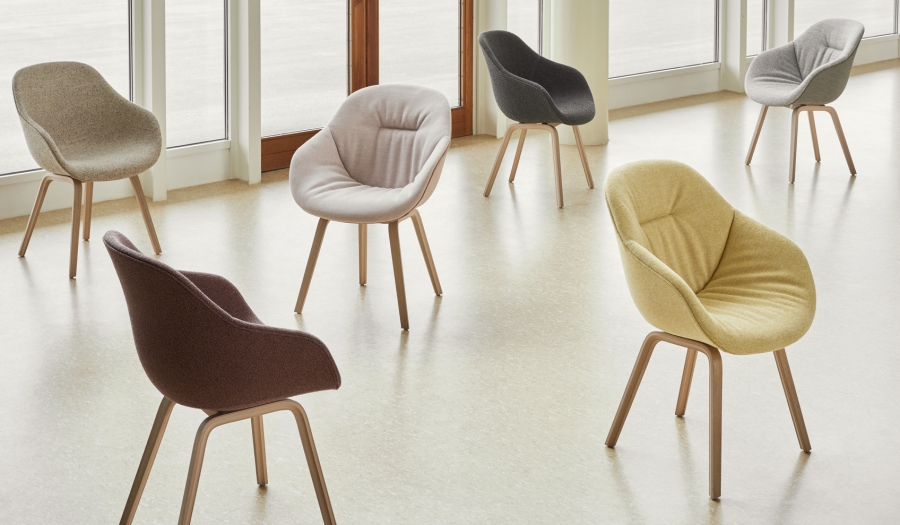 AAC123 family HAY About A Chair 123, AAC123 Soft duo chair, AAC123 designed by Hee Welling