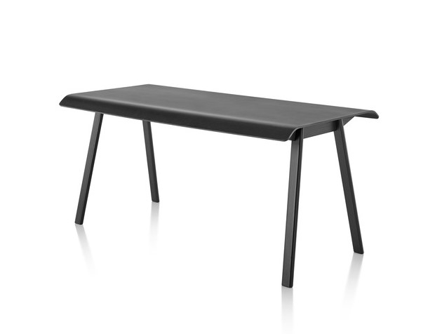 Distil Table in Ebony Distil table designed by Todd Bracher, Herman Miller distil table, Herman miller timber desk