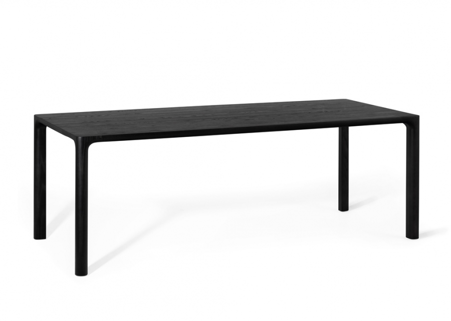 Molloy Dining table in Black stained ash Molloy Dining Table designed by Adam Goodrum