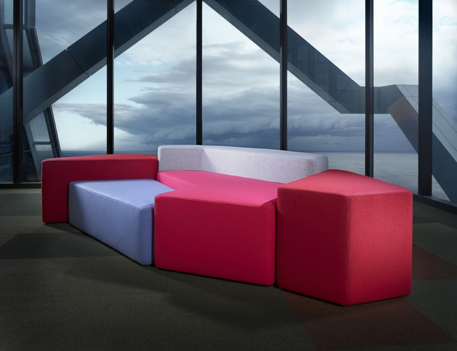 Iceberg seating system designed by Alexander Lotersztain, Iceberg seating by Derlot Edition 
