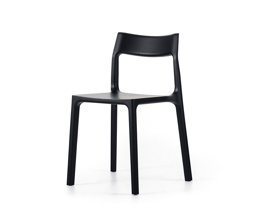 Molloy dining chair in Black stained ash Molloy dining chair designed by Adam Goodrum