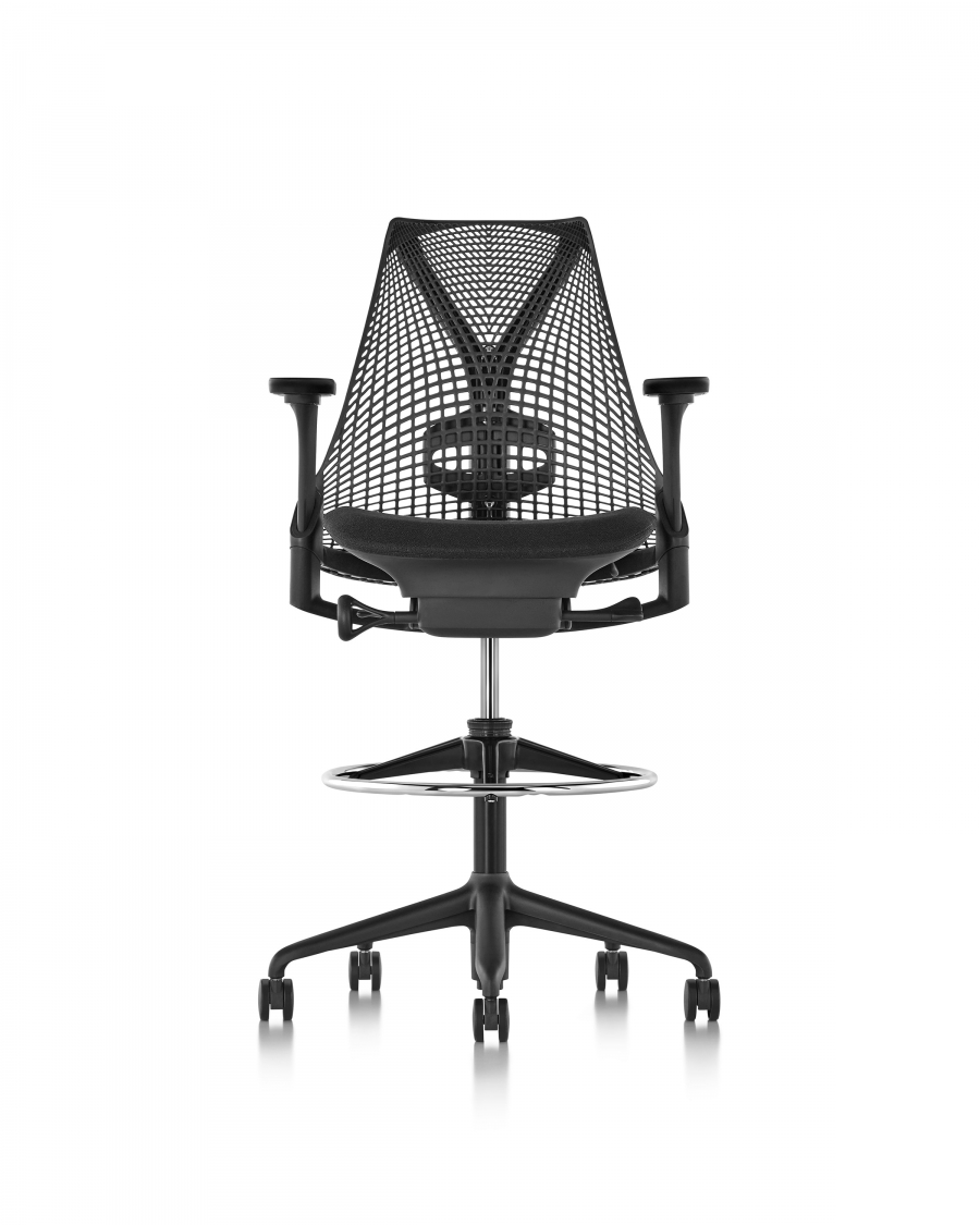 Sayl stool designed by Yves Béhar for Herman Miller, Sayl workstool