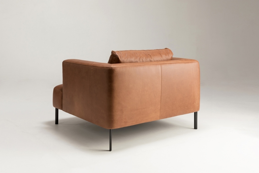 Brydie sofa designed by Ross Didier, Single seater Brydie sofa Didier