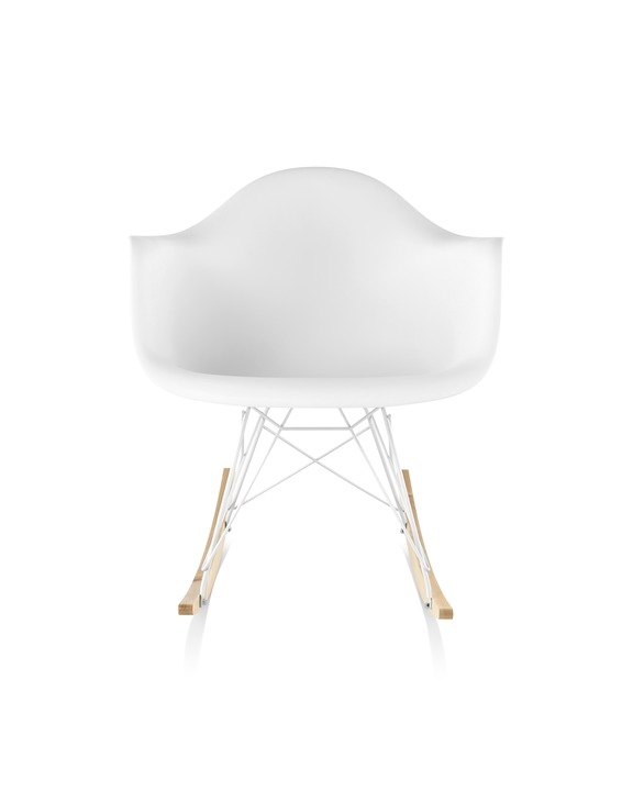 Eames Moulded Plastic Chair with Rocker base, Eames Rocker plastic shell
